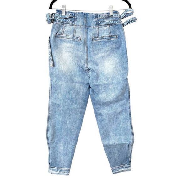 SOMETHING NAVY Sydney Side Tie Pants NWT Sz 2 - Picture 4 of 6